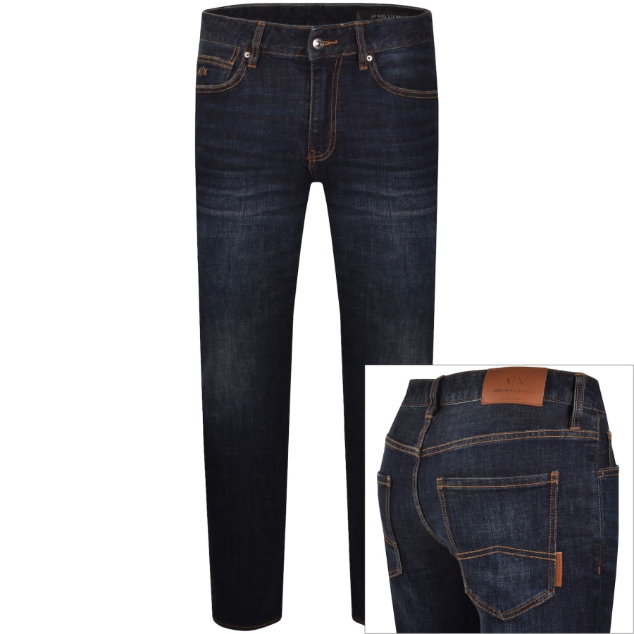 Armani Exchange J14 Slim Fit Jeans Blue | Mainline Menswear us